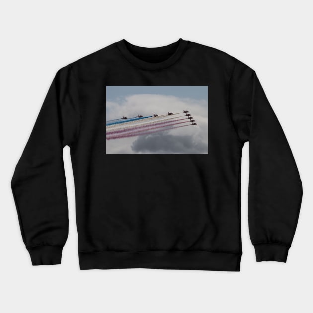 Red Arrows Crewneck Sweatshirt by aviationart